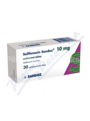 Solifenacin 10 mg. 30 tablets